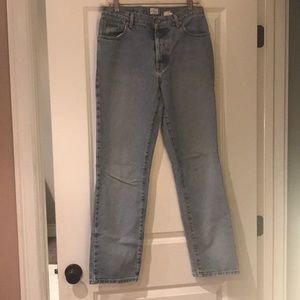 Calvin Klein light wash button fly jeans size 11